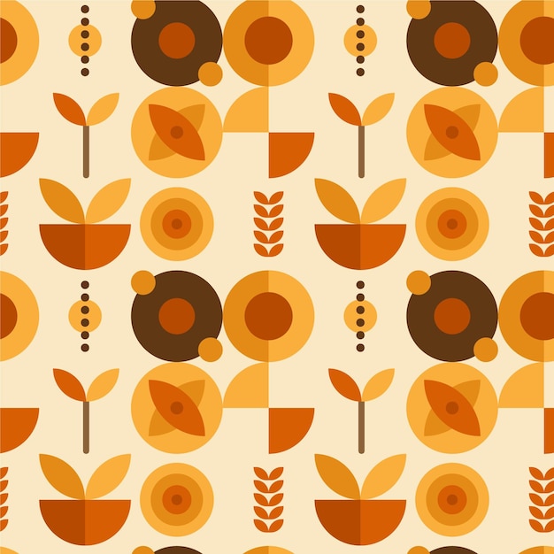 Flat scandinavian design pattern