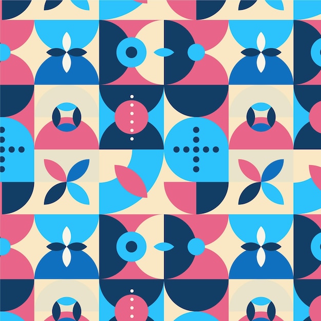 Flat scandinavian design pattern