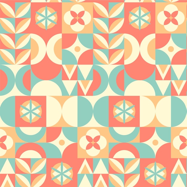 Flat scandinavian design pattern