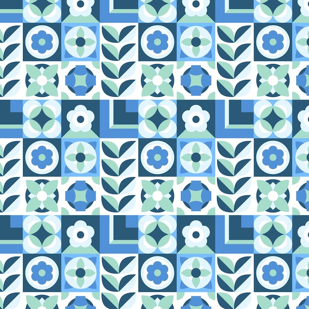 Free Vector flat scandinavian design pattern