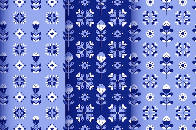 Flat scandinavian design pattern