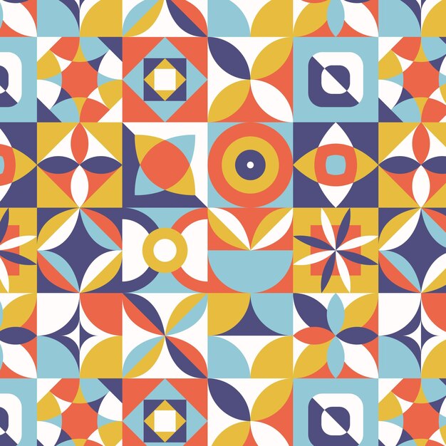 Flat scandinavian design pattern