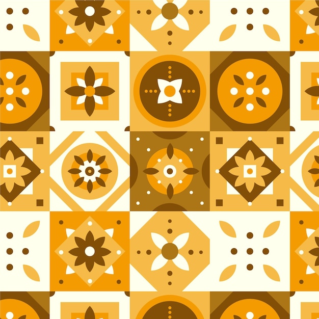 Free vector flat scandinavian design pattern