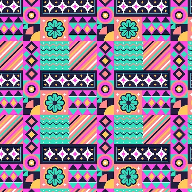 Free Vector flat scandinavian design pattern