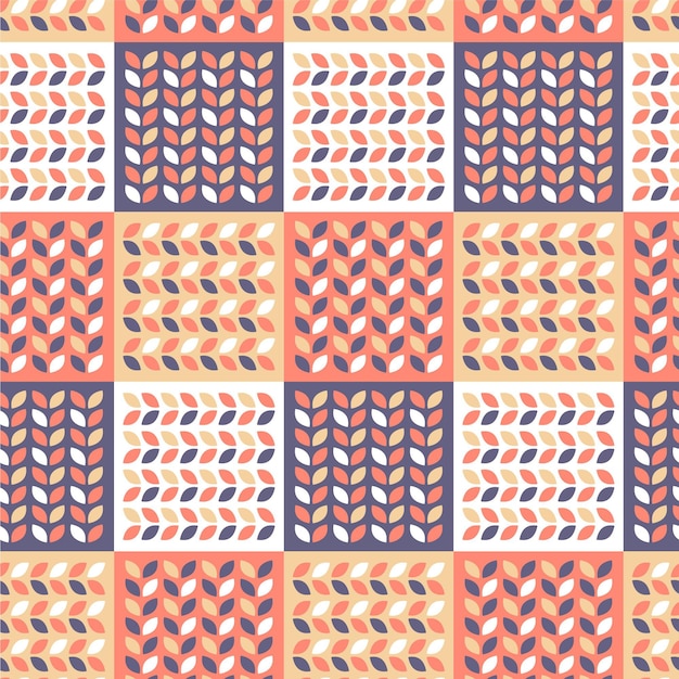 Flat scandinavian design pattern