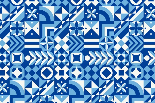 Flat scandinavian design pattern