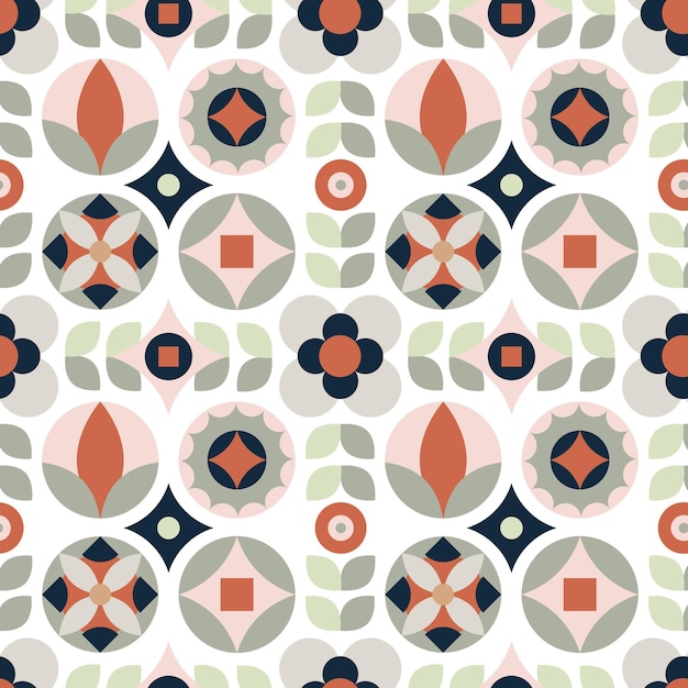 Free vector flat scandinavian design pattern