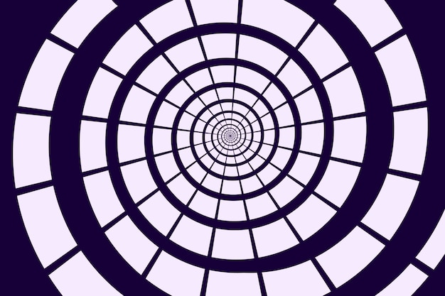 Free Vector flat spiral circle background