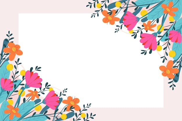 Flat spring background