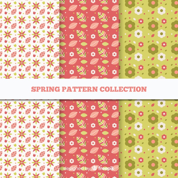 Flat spring pattern collection