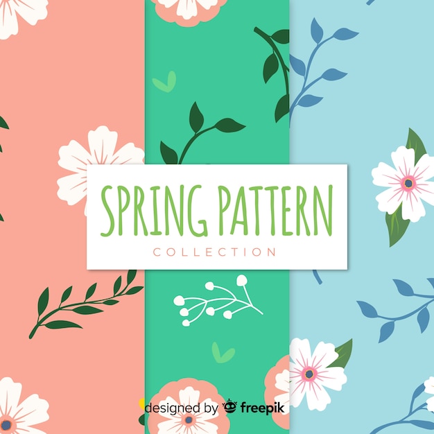 Flat spring pattern collection