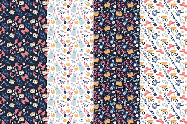 Flat spring pattern collection