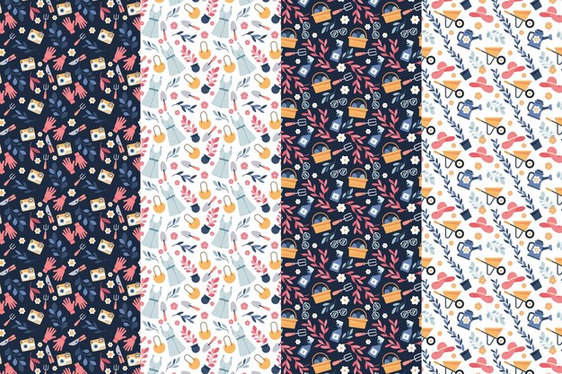 Flat spring pattern collection