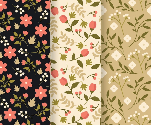 Flat spring pattern collection