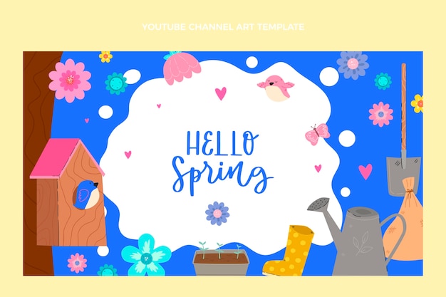 Flat spring youtube channel art