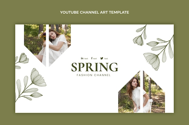 Flat spring youtube channel art