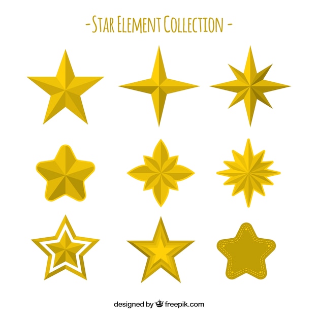 Flat stars collection 