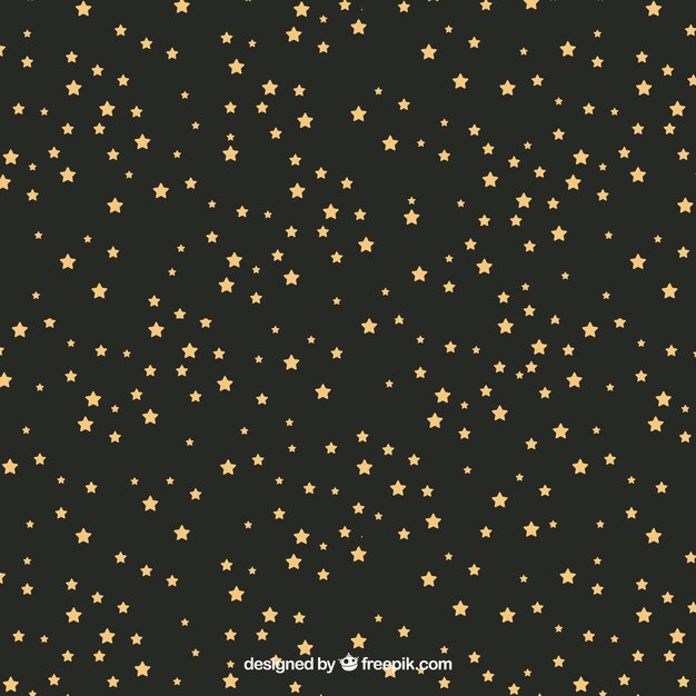 Flat stars pattern background