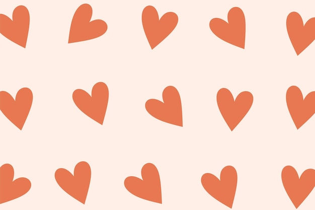 flat style love heart pattern backdrop for valentines greeting card