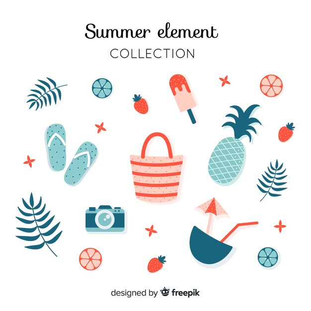 Flat summer element collection