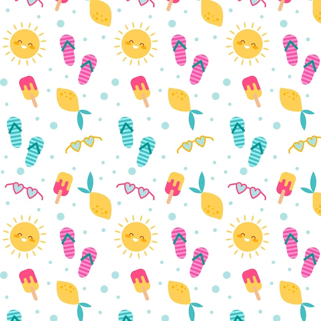 Flat summer pattern