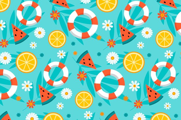 Flat summer pattern