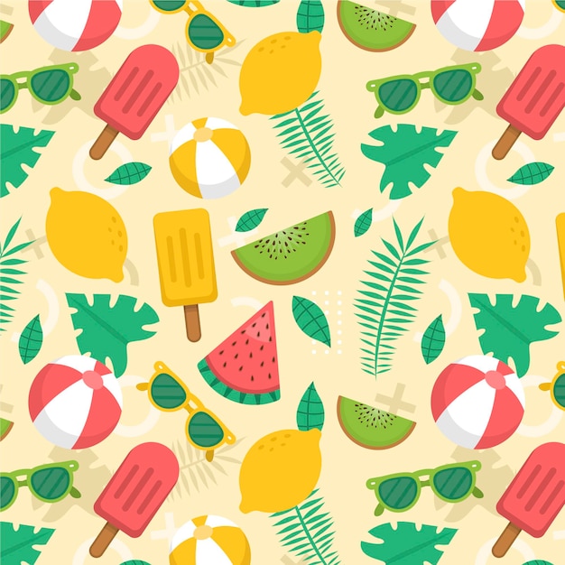 Flat summer pattern