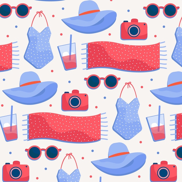 Flat summer pattern