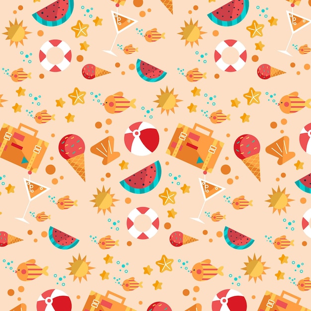 Flat summer pattern