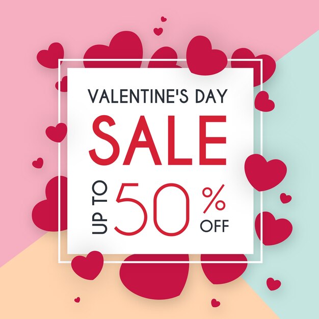 Flat valentine's day sale