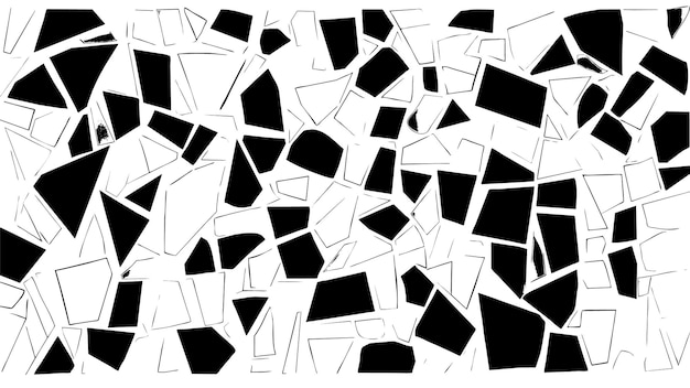 Free Vector flat voronoi pattern