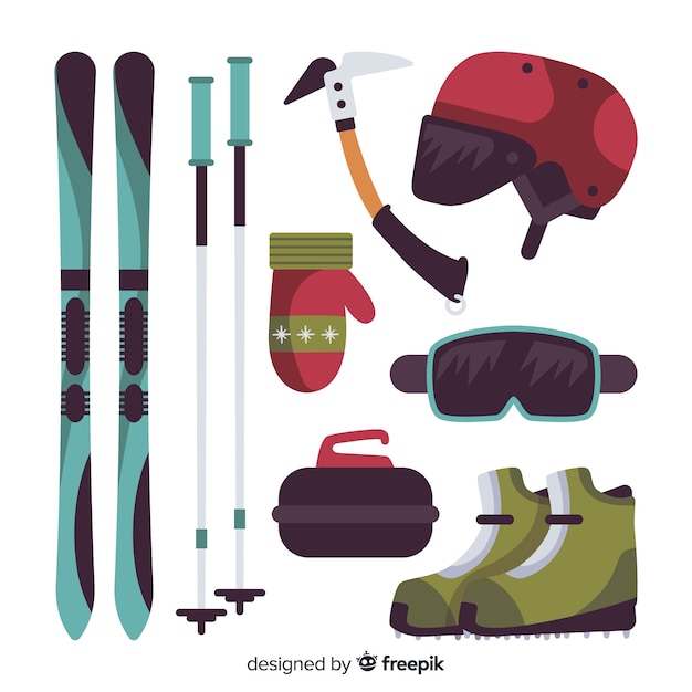 Flat winter sport equipment