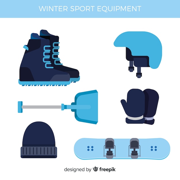 Flat winter sport equipment