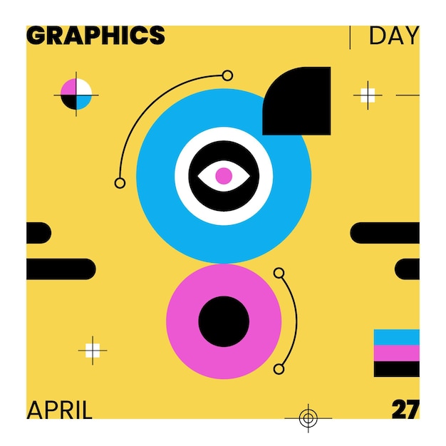 Free vector flat world graphics day illustration