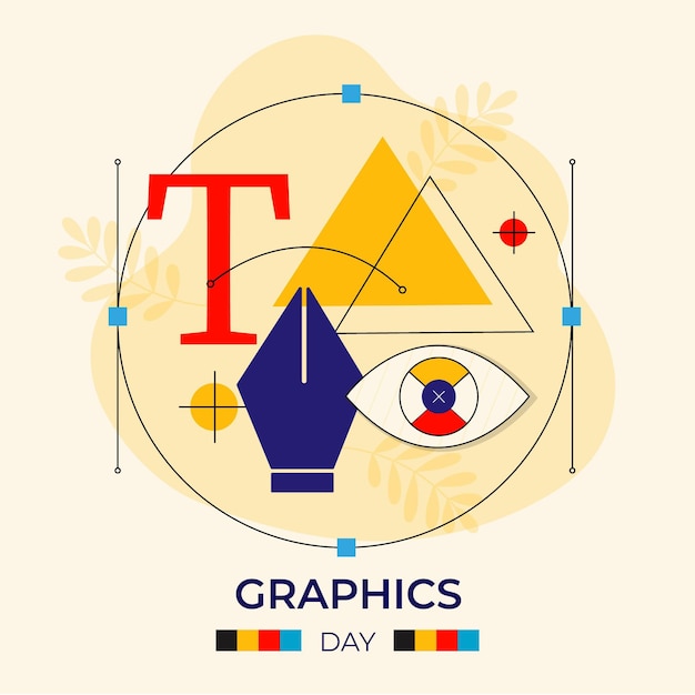 Free vector flat world graphics day illustration