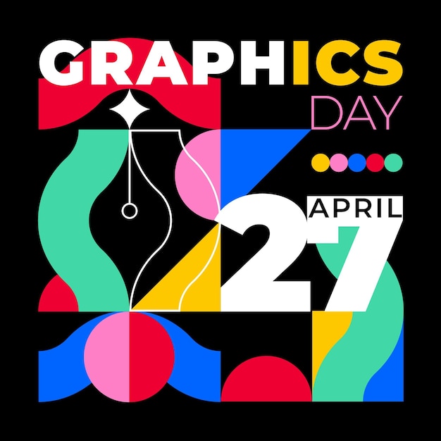 Free vector flat world graphics day illustration