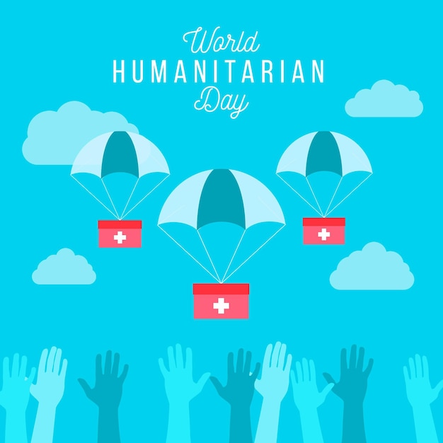 Flat world humanitarian day