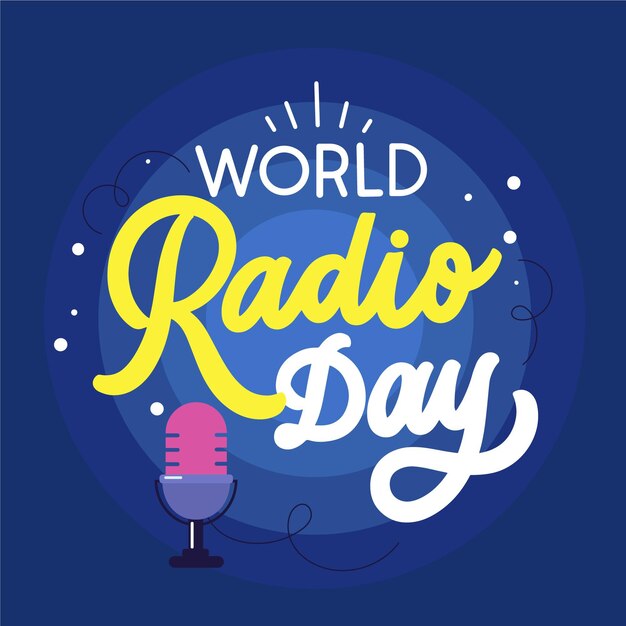 Flat world radio day text