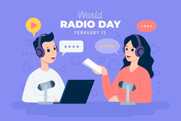 Flat world radio day