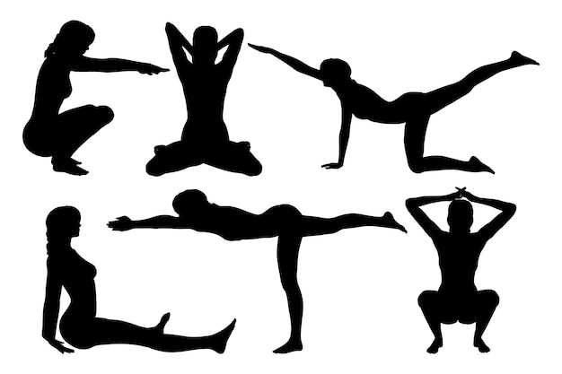 Flat yoga poses collection for international yoga day