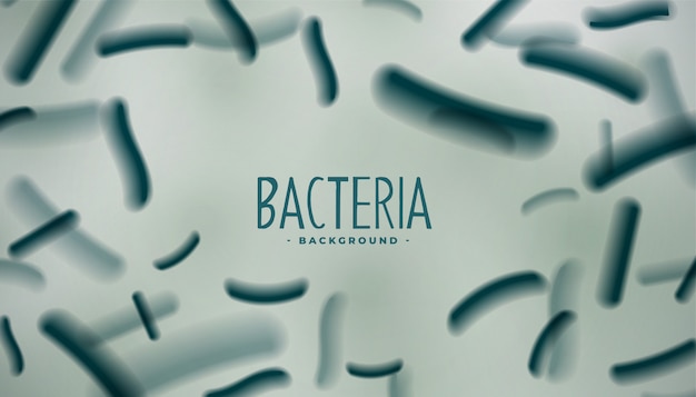 Free Vector floating virus or bacteria infection background