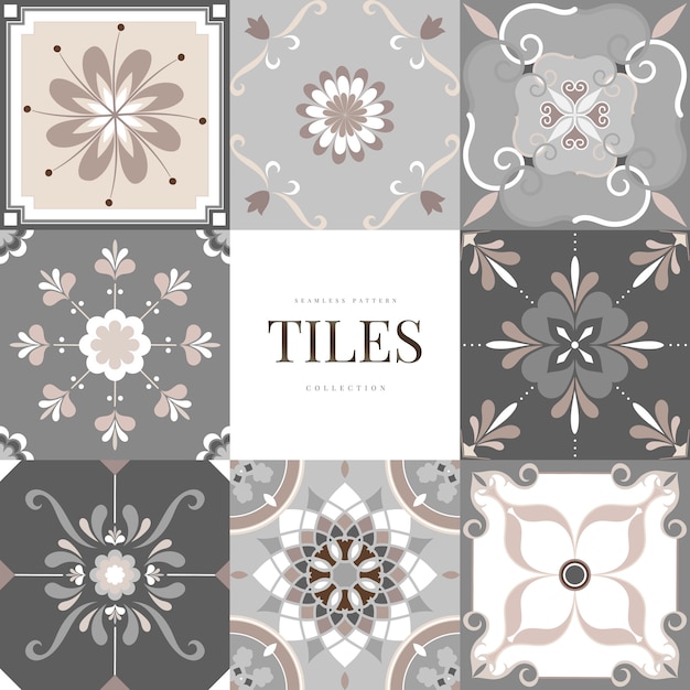 Floor tiles set