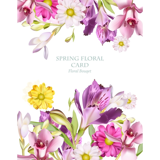 Floral background design