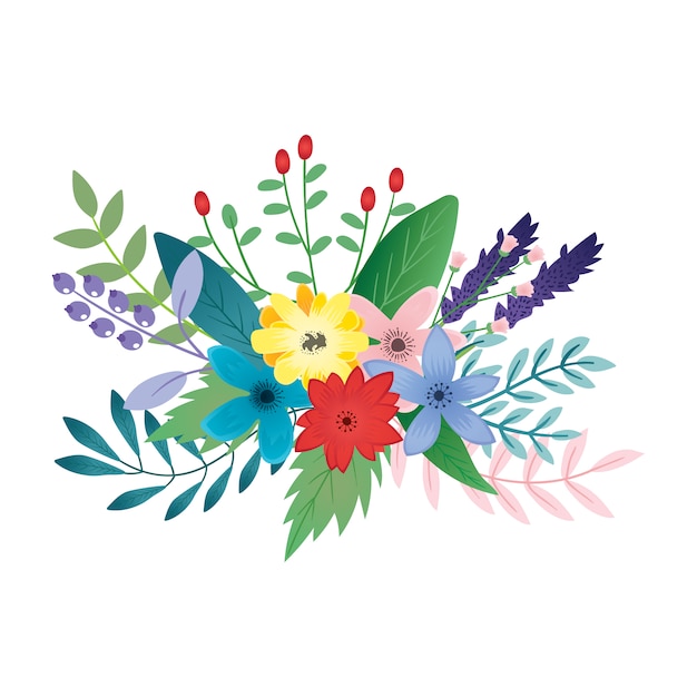 Free vector floral background design