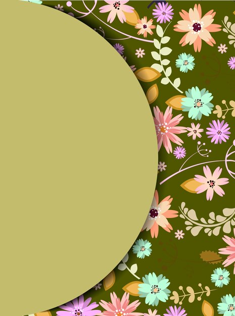 Floral background design