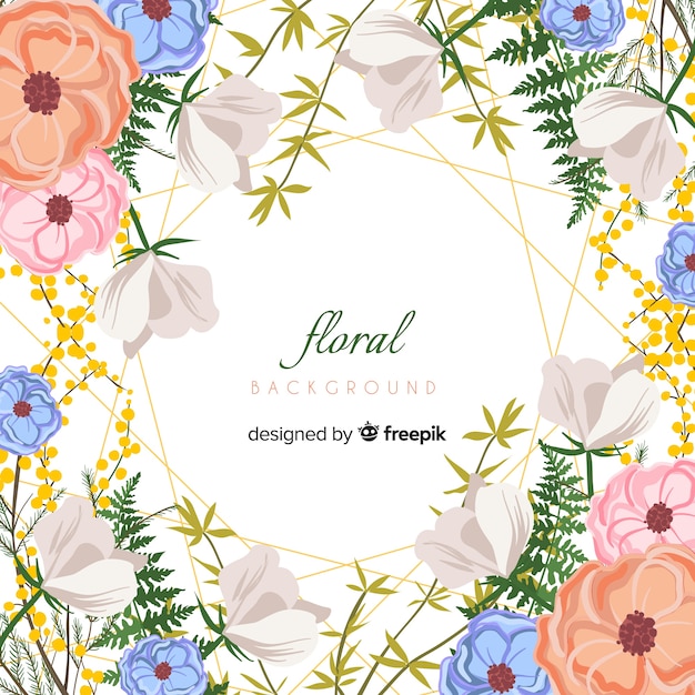 Free Vector floral background