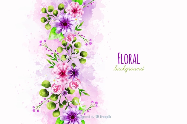 Free Vector floral background