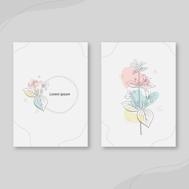 Floral cards collection