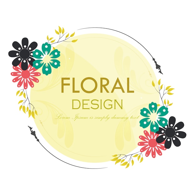 Floral design background