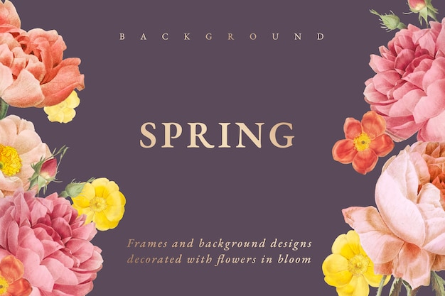 Floral design background